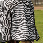 Velder Horsewear Fliegendecke mit Halsteil Zebra Schwarz/Weiß