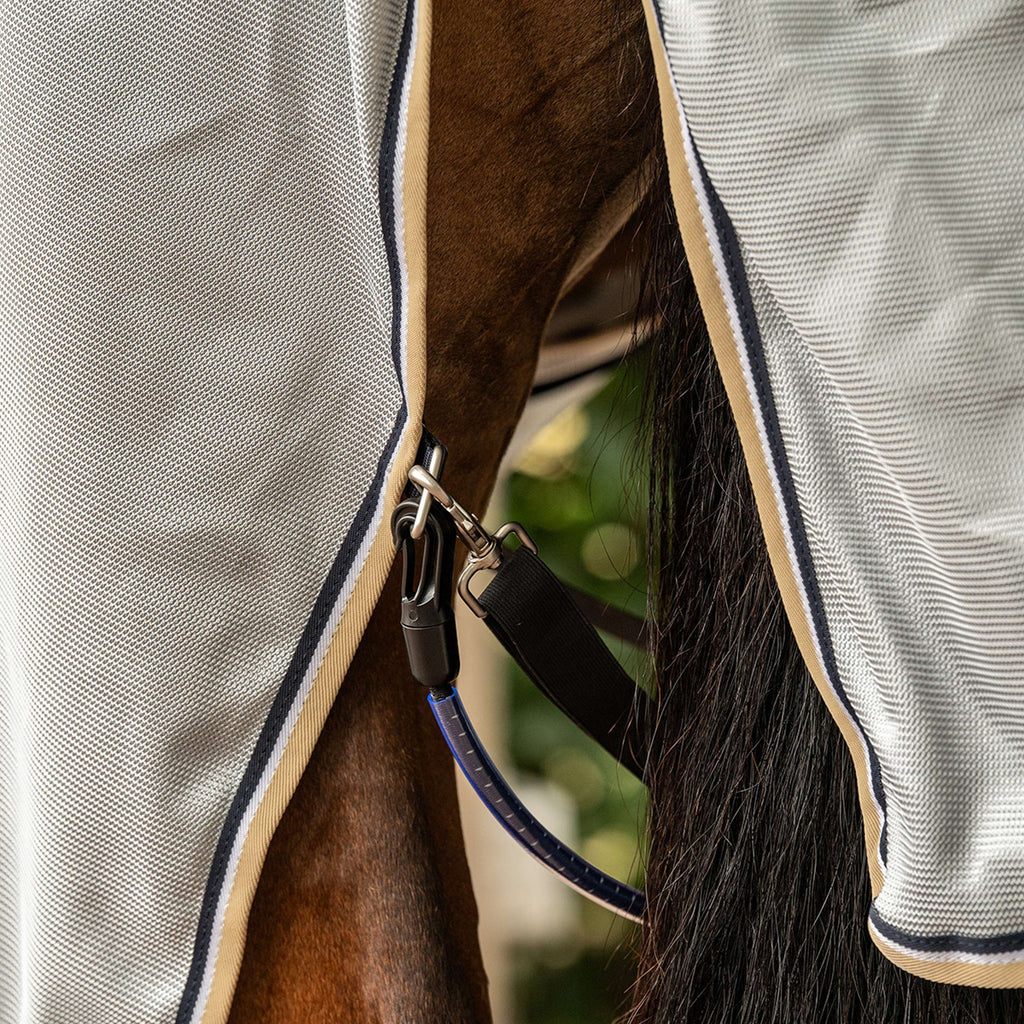 Velder Horsewear Premium Pony Fliegendecke Pearl Grey