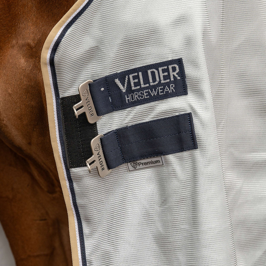 Velder Horsewear Premium Pony Fliegendecke Pearl Grey