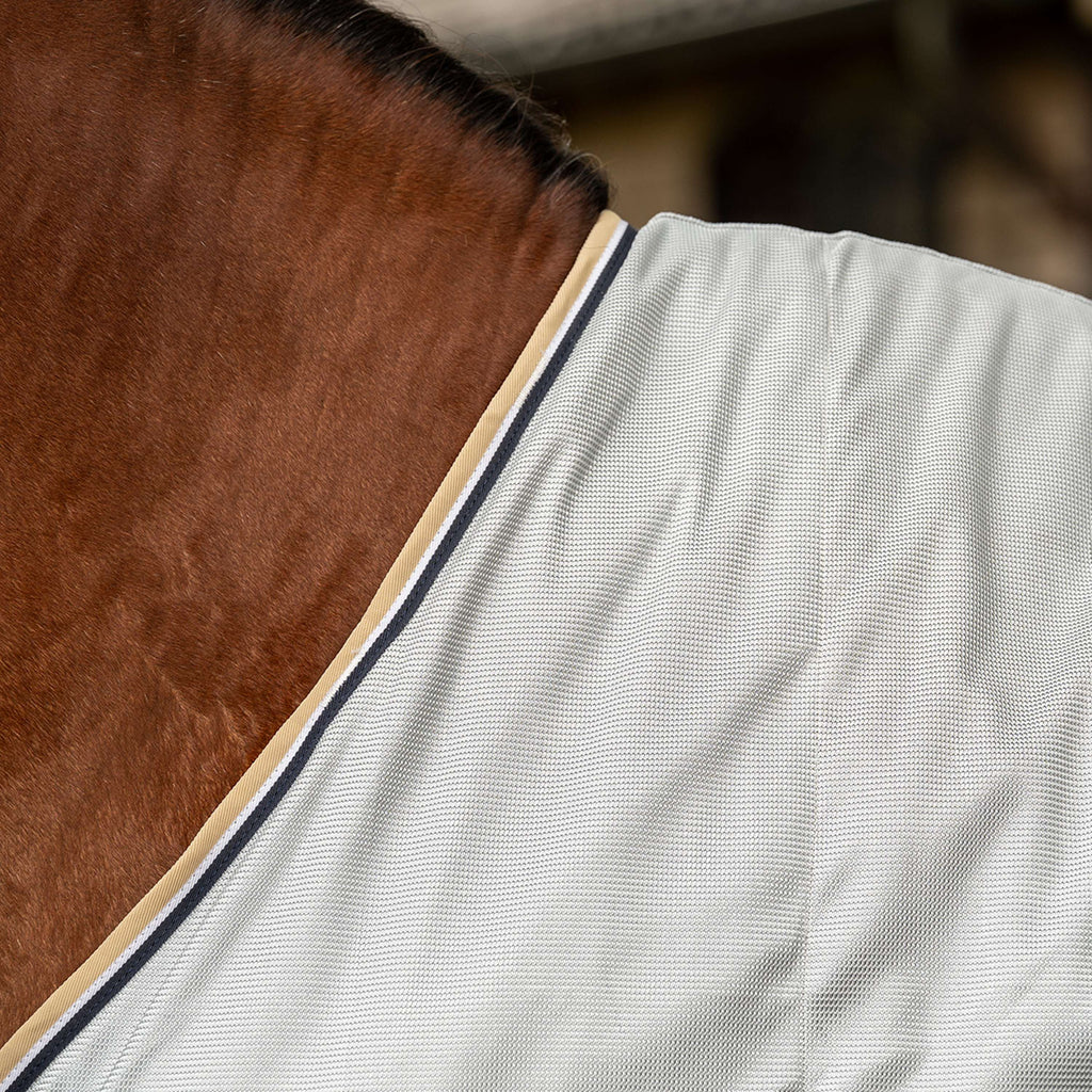 Velder Horsewear Premium Pony Fliegendecke Pearl Grey