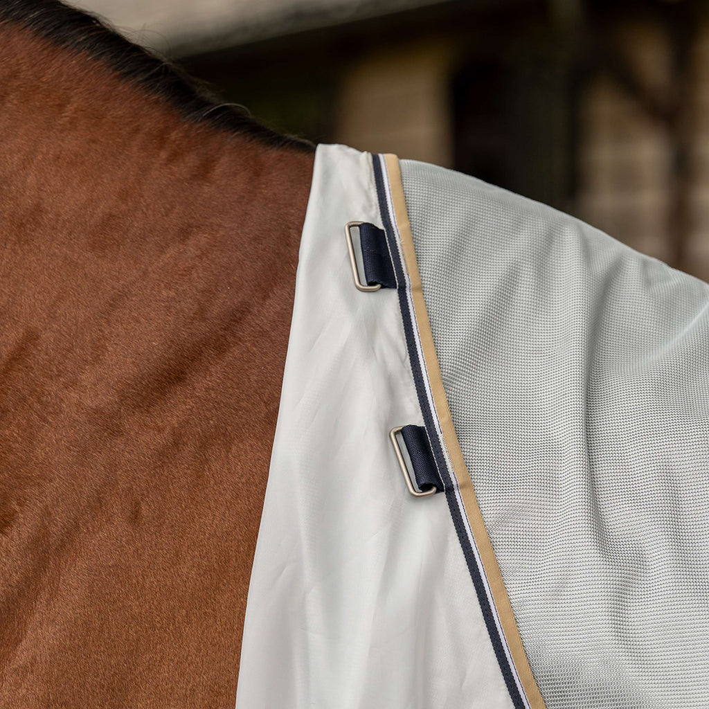 Velder Horsewear Premium Pony Fliegendecke Pearl Grey