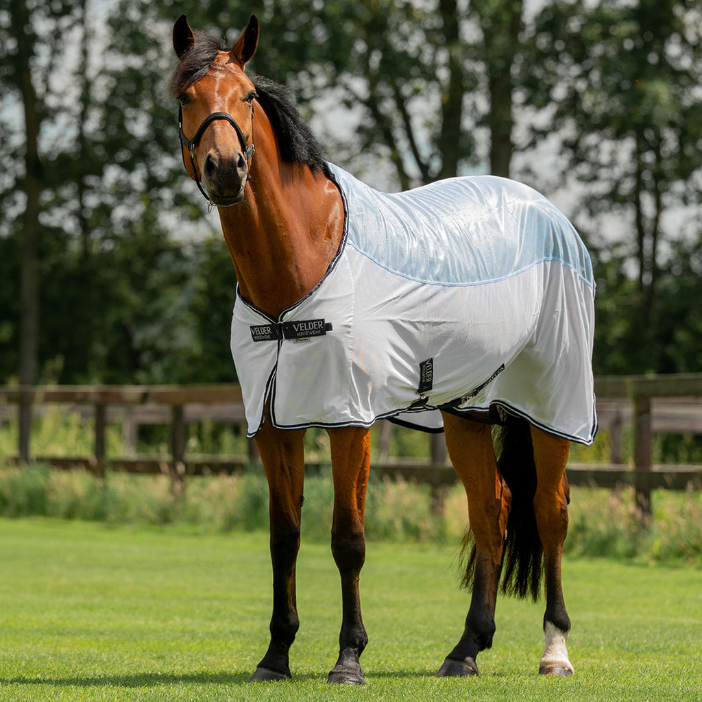 Velder Horsewear Essentials Fliegendecke Blush Blue