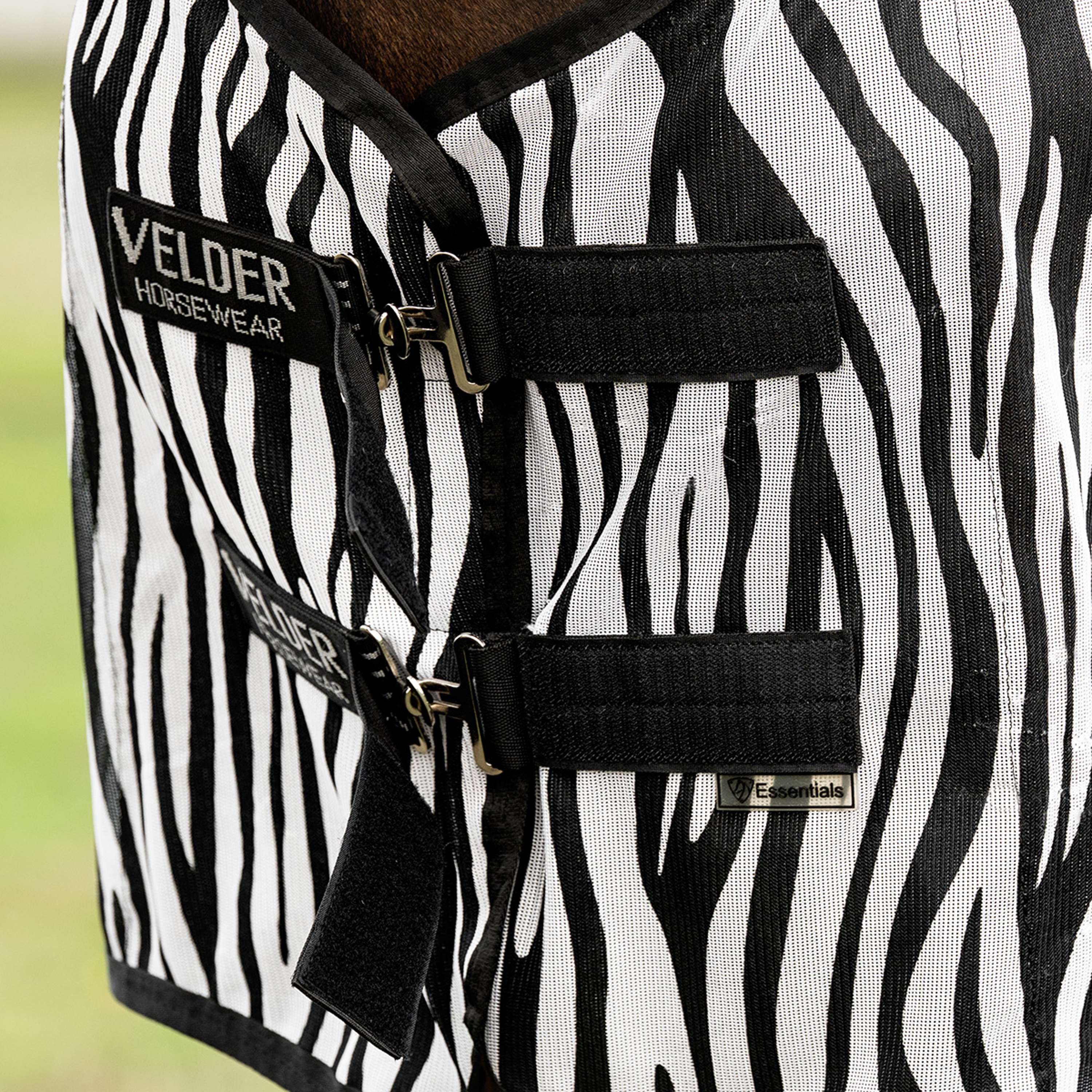Velder Horsewear Essentials Fliegendecke Zebra Schwarz/Weiß