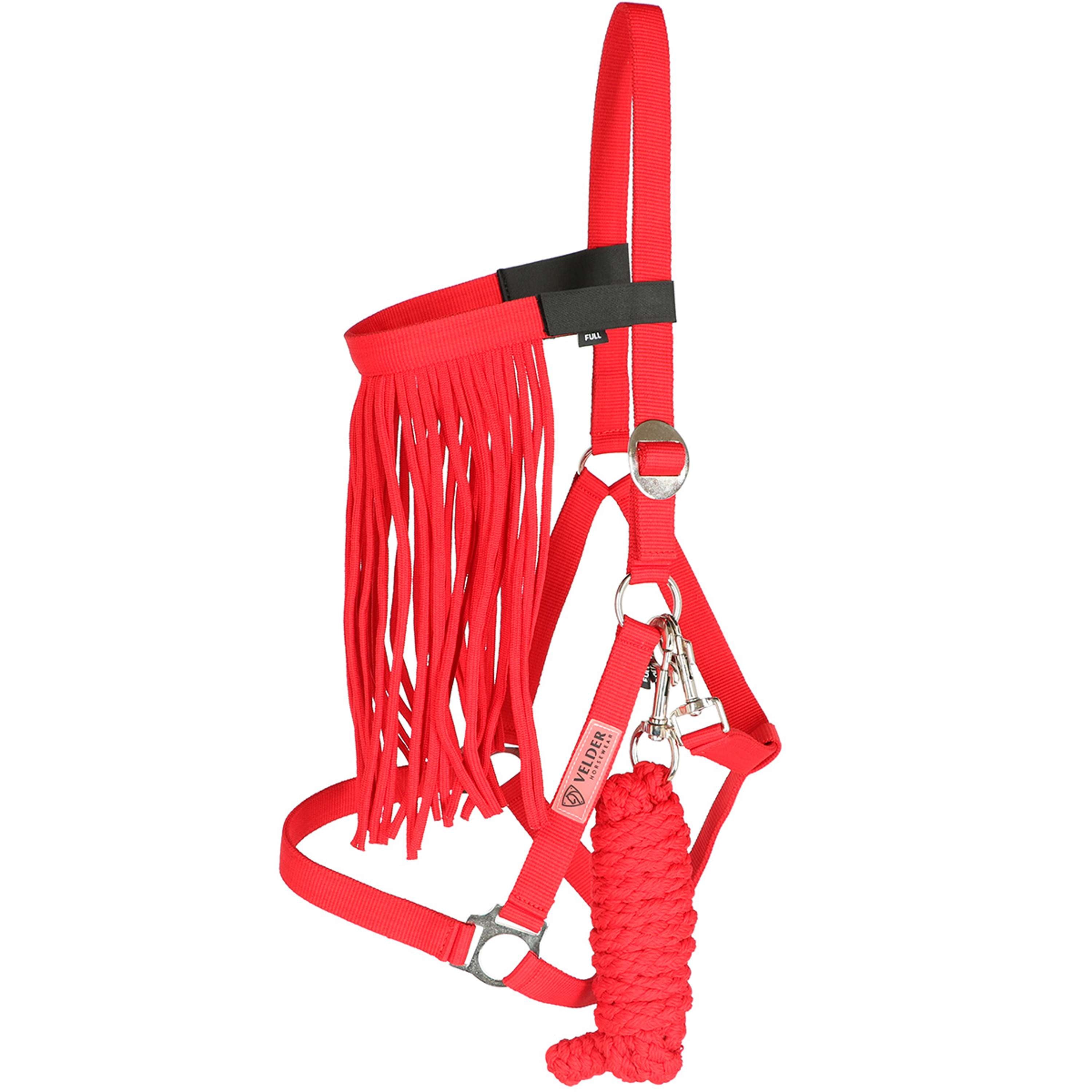 Velder Horsewear Essentials Halfterset Basic Summer High Risk Red