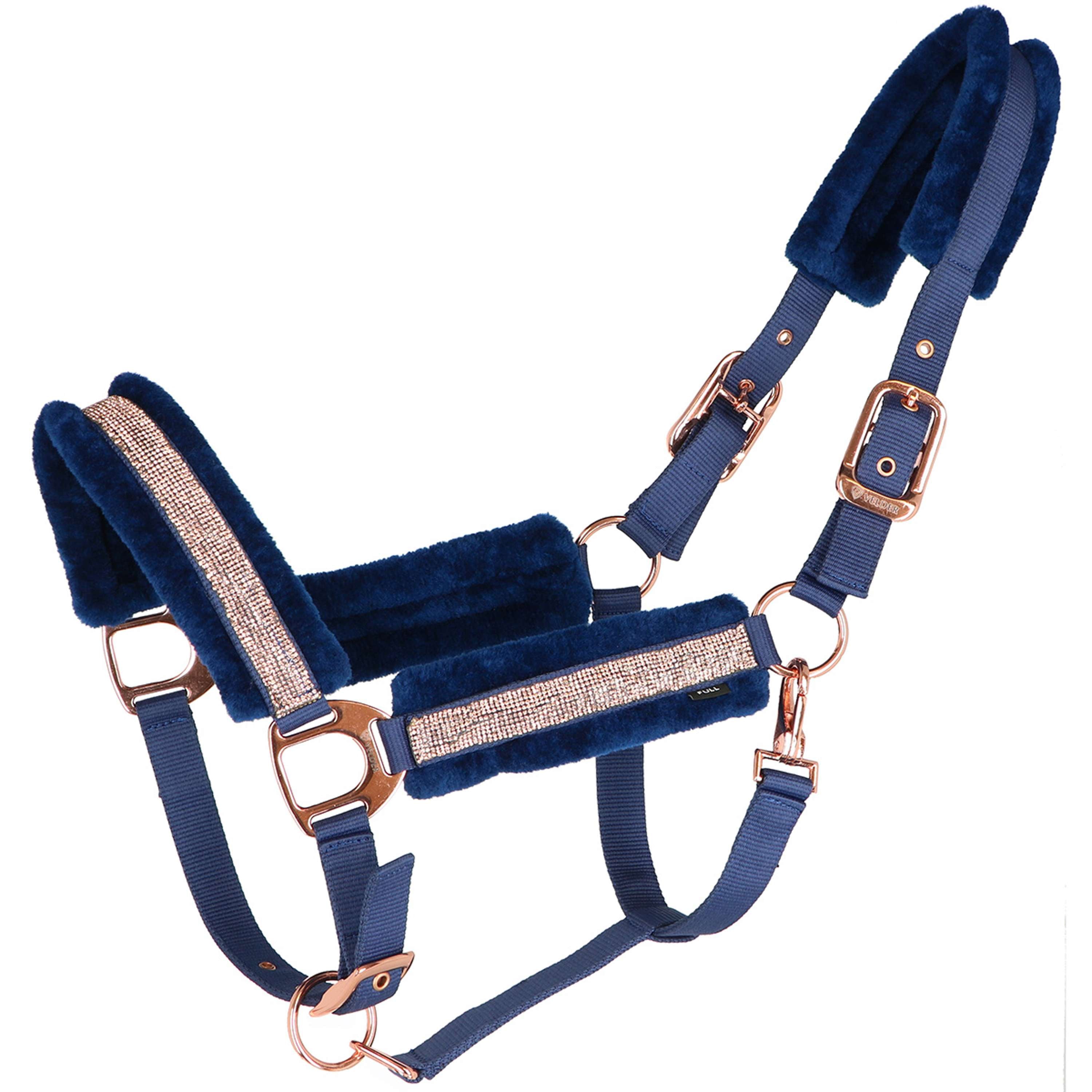 Velder Horsewear Essentials Halfter Soft Sparkle Navy