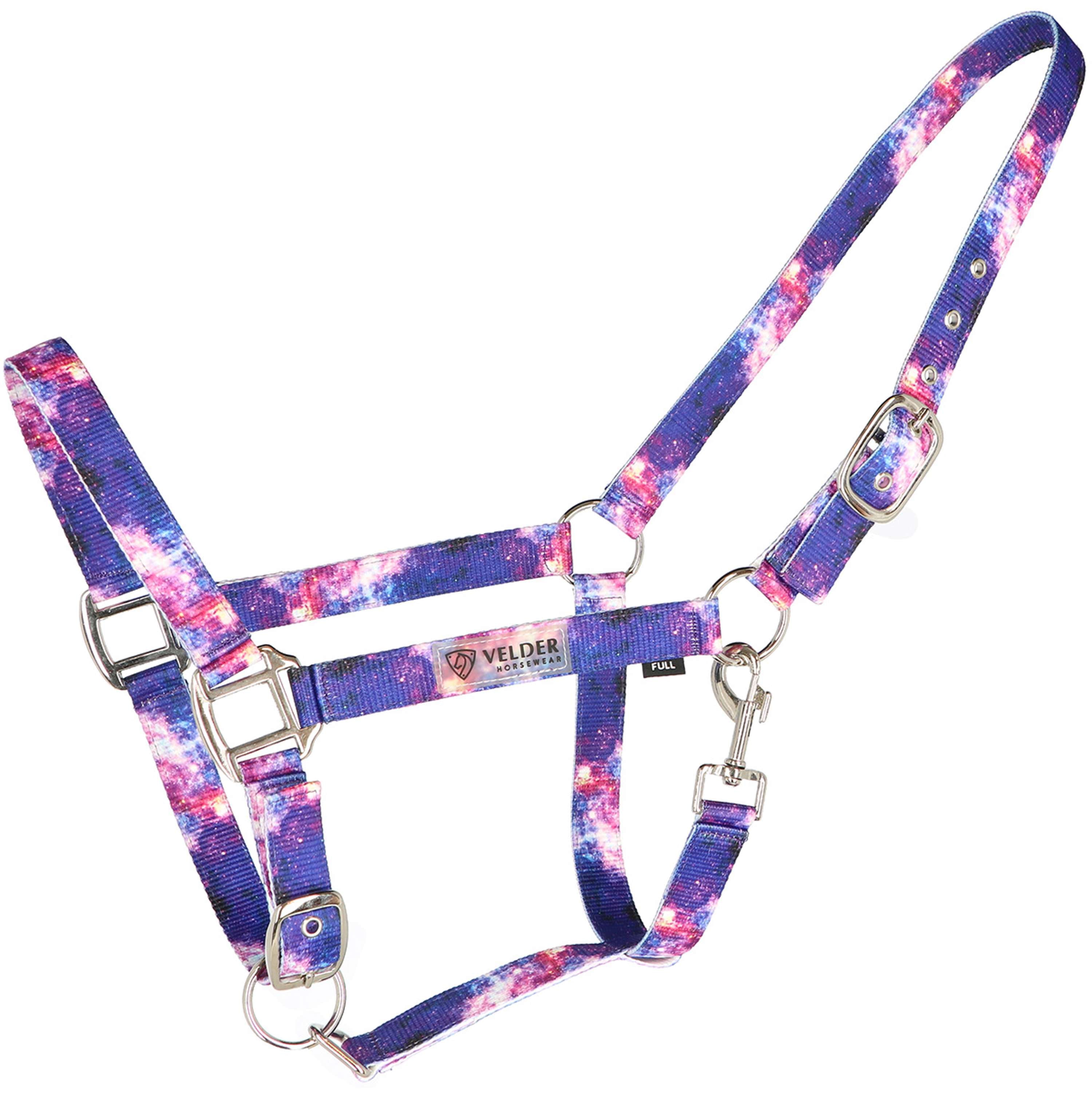 Velder Horsewear Essentials Halfter Galaxy Blau/Rosa