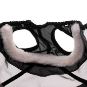 Agradi Horse Fliegenmaske Fine Mesh mit Ohrausschnitt Schwarz