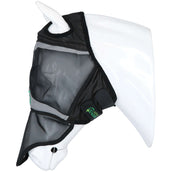Agradi Horse Fliegenmaske Fine Mesh mit Ohrausschnitt und Nase Schwarz