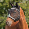 Agradi Horse Fliegenmaske Fine Mesh mit Ohren Schwarz