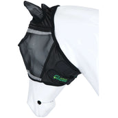 Agradi Horse Fliegenmaske Fine Mesh mit Ohren Schwarz