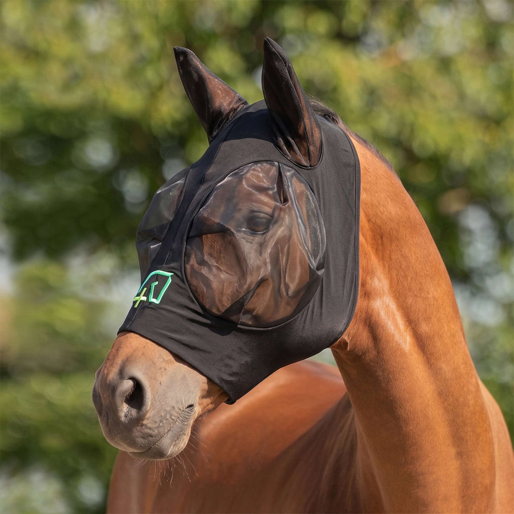 Agradi Horse Fliegenmaske Stretch Schwarz