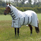 Highlander Plus by Shires Ekzemerdecke Sweet-Itch Combo Weiß/Airforce
