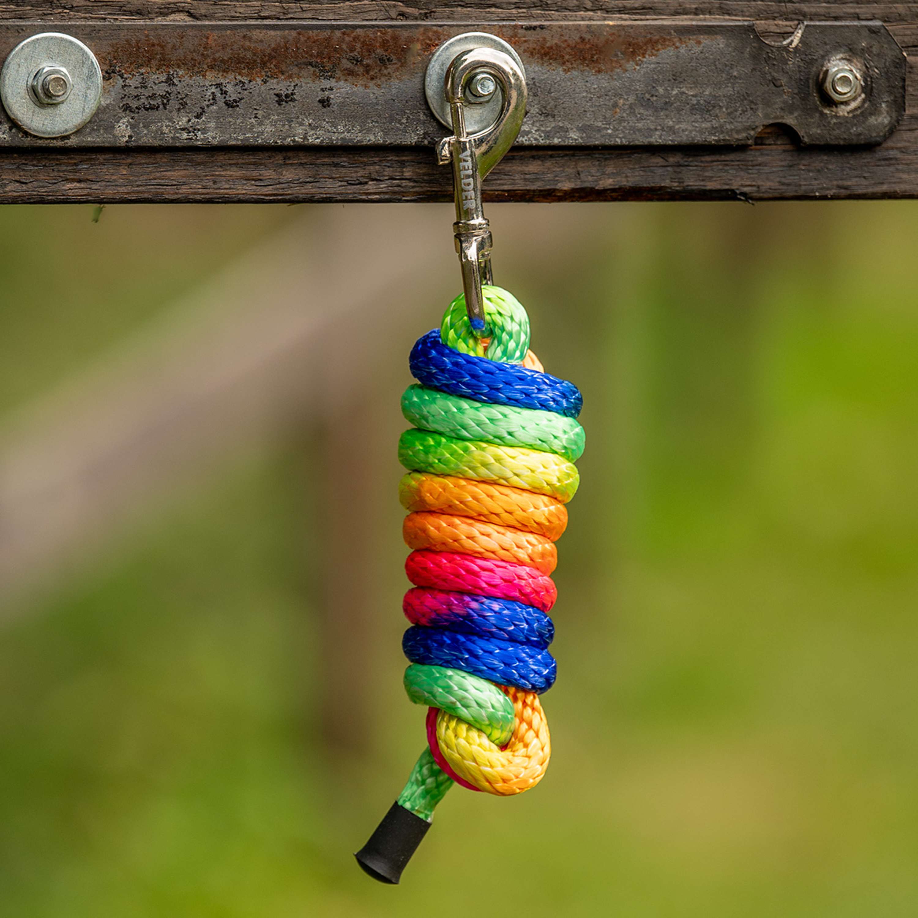 Velder Horsewear Führstrick Colorful Stripe Rainbow Pastel