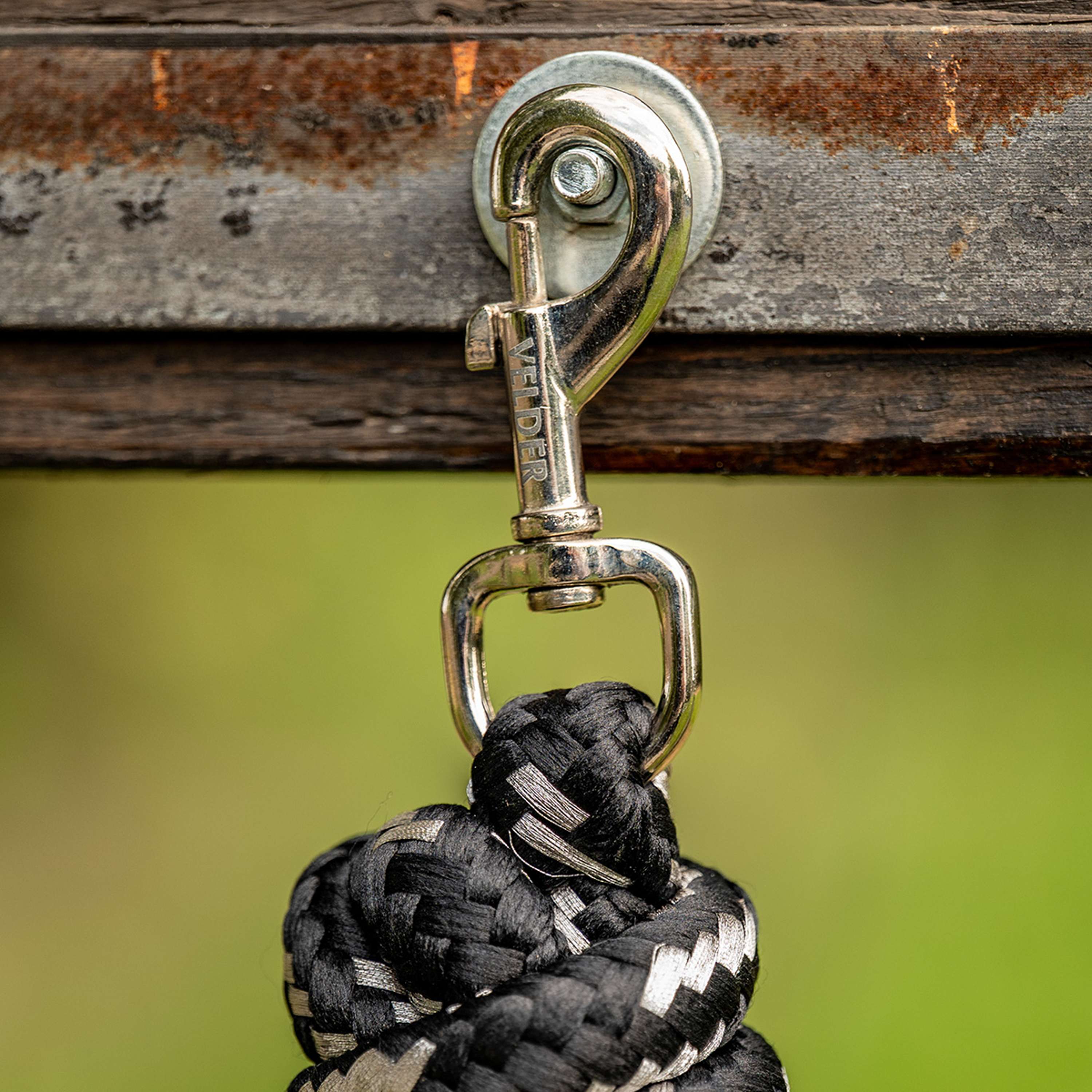Velder Horsewear Führstrick Silver Schwarz