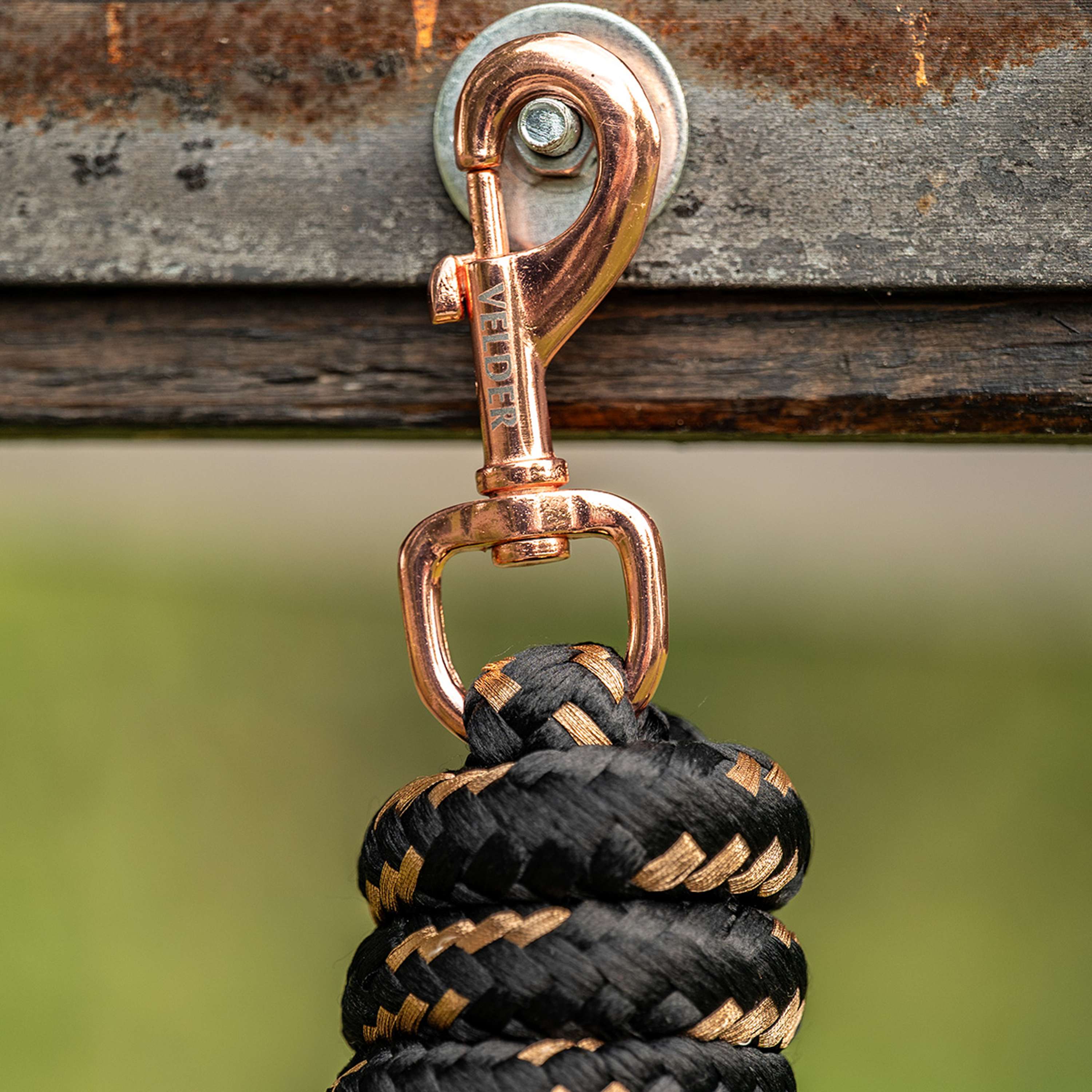 Velder Horsewear Führstrick Bronze Schwarz