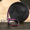 Velder Horsewear Longe Stripe Schwarz/Rosa