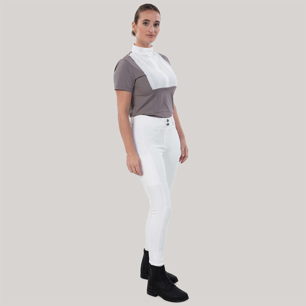 Elvera Equestrian Reithose Performance Bling Weiß