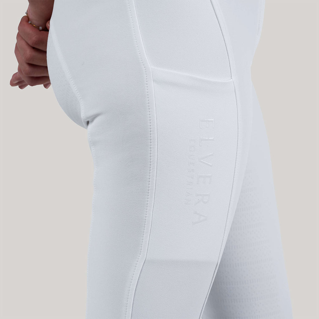 Elvera Equestrian Reithose Performance Bling Weiß