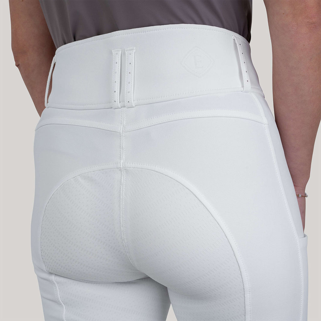 Elvera Equestrian Reithose Performance Bling Weiß