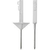 Agradi Power Weidepfahl Classic Doppel 105cm 20 Stück Weiß