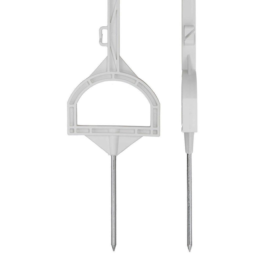 Agradi Power Weidepfahl Tritt 115cm 20 Stück Weiß