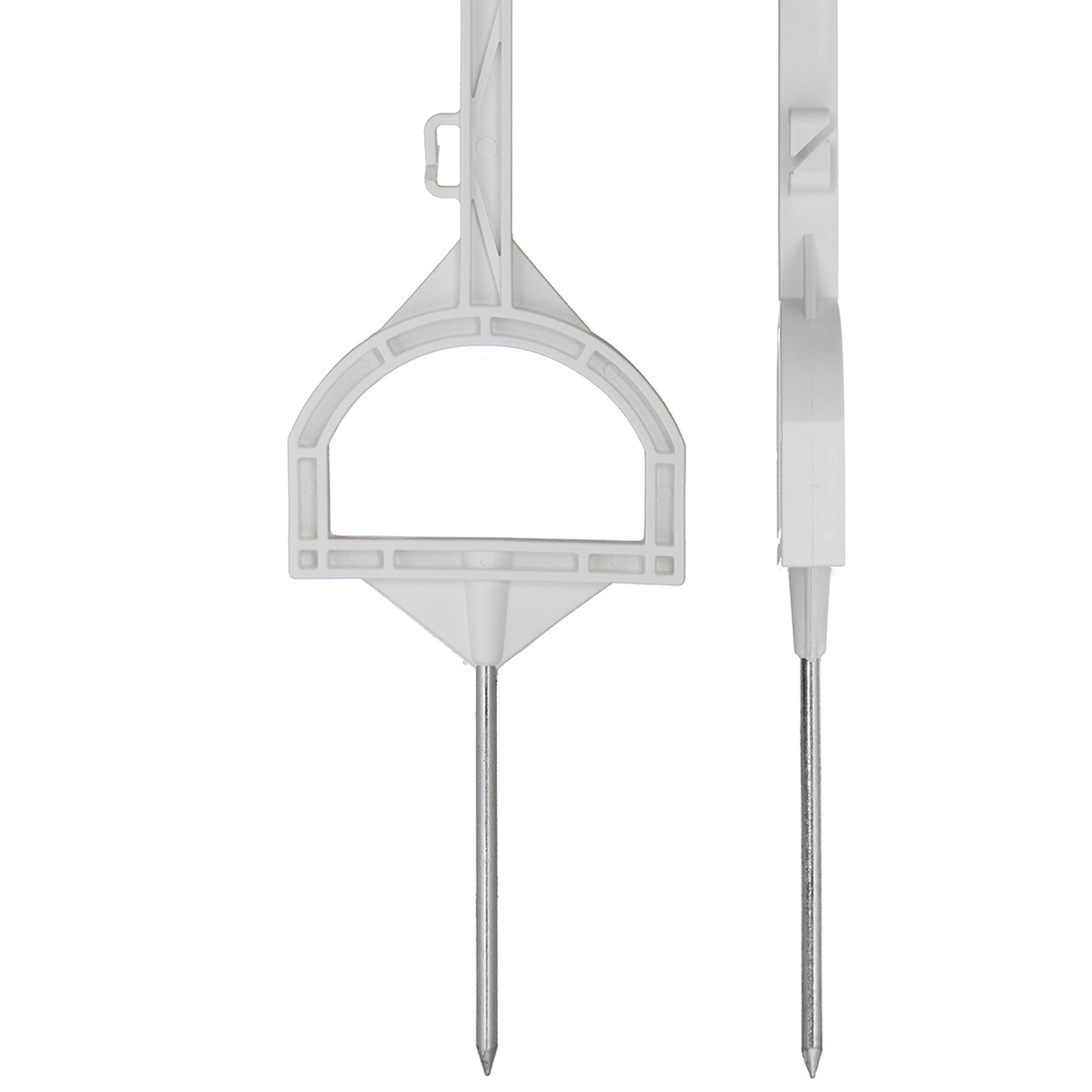 Agradi Power Weidepfahl Tritt 115cm 20 Stück Weiß