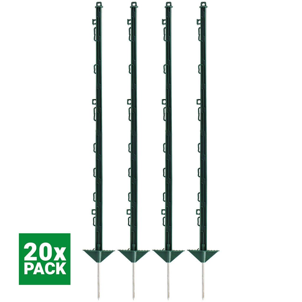 Agradi Power Weidepfahl Classic Doppel 105cm 20 Stück Grün