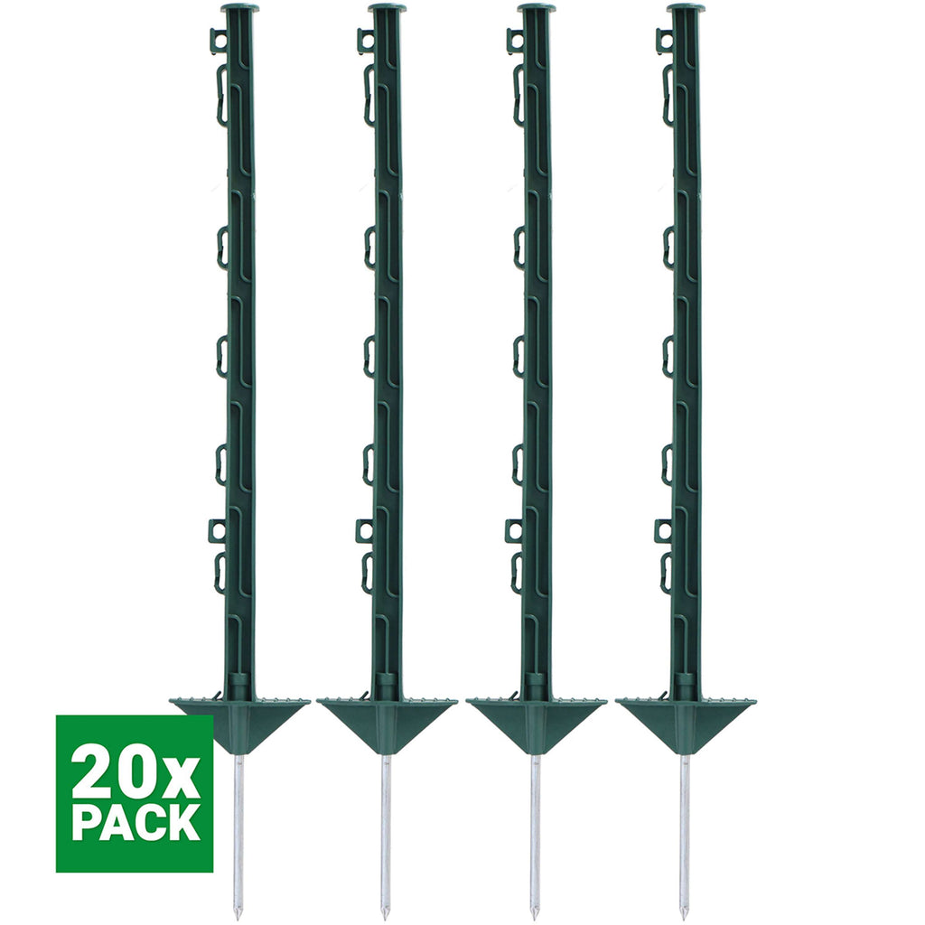 Agradi Power Weidepfahl Classic Doppel 75cm 20 Stück Grün
