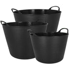 Agradi Horse Flexibler Eimer Schwarz