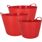 Agradi Horse Flexibler Eimer Rot