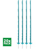 Agradi Power Weidepfahl Classic Doppel 150cm 20 Stück Aqua