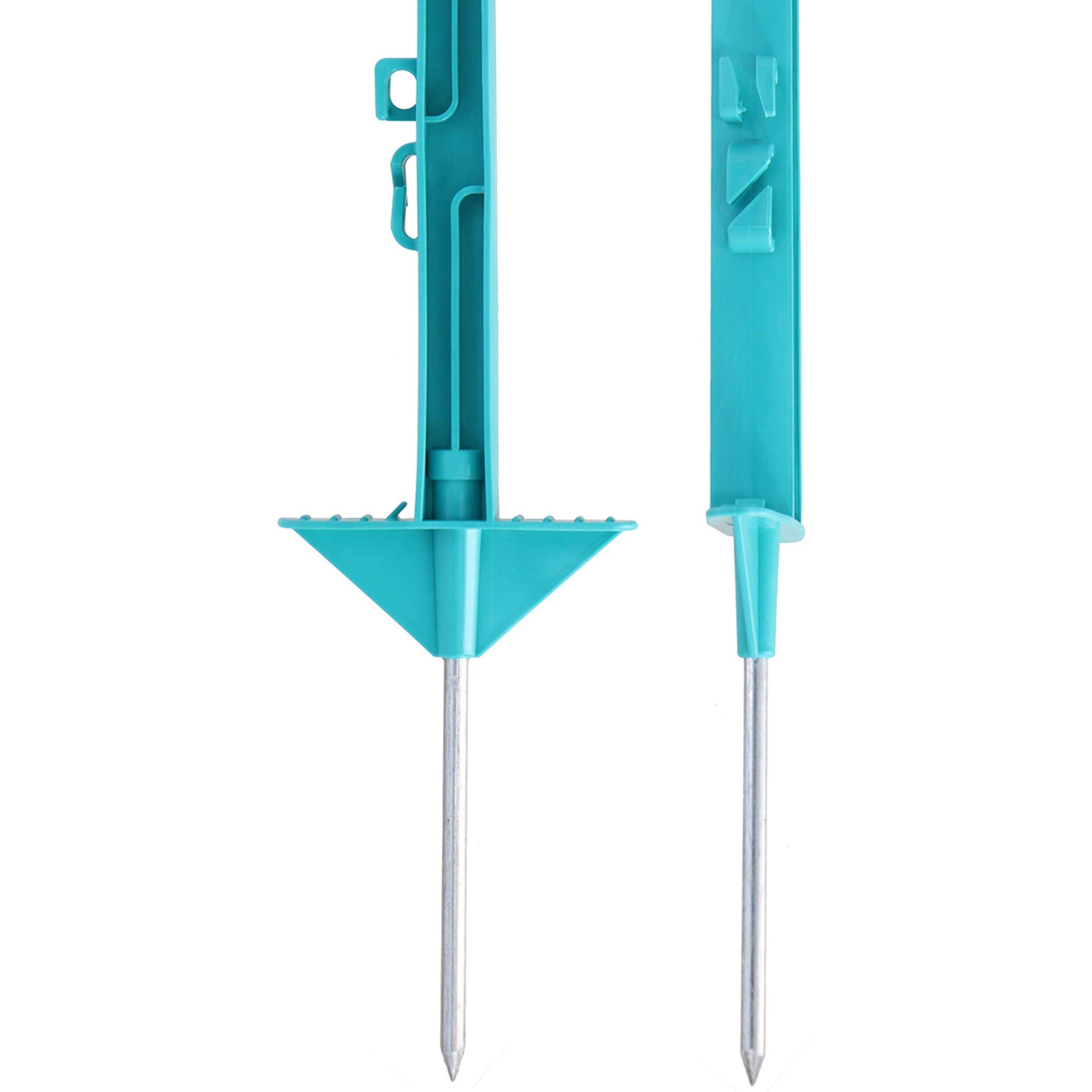Agradi Power Weidepfahl Classic Doppel 150cm 20 Stück Aqua
