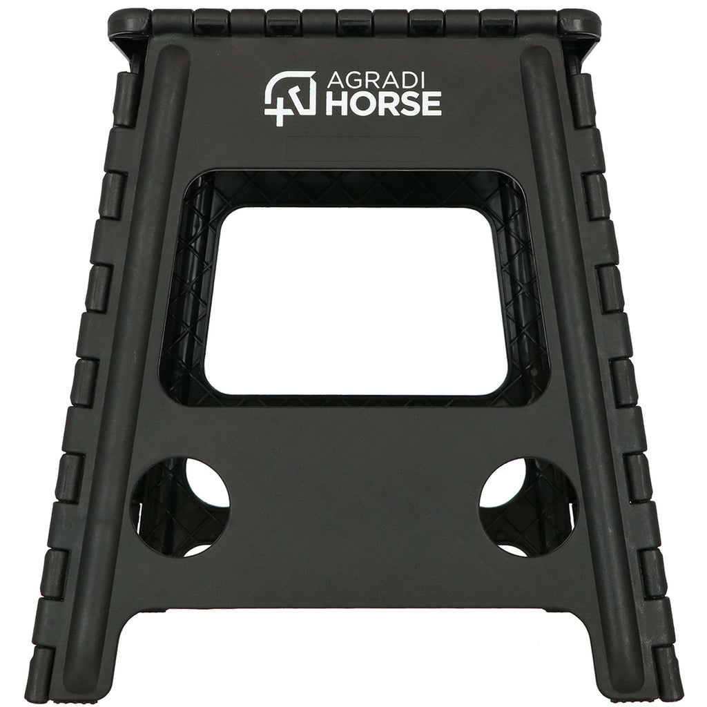 Agradi Horse Aufstiegshilfe Faltbar Schwarz