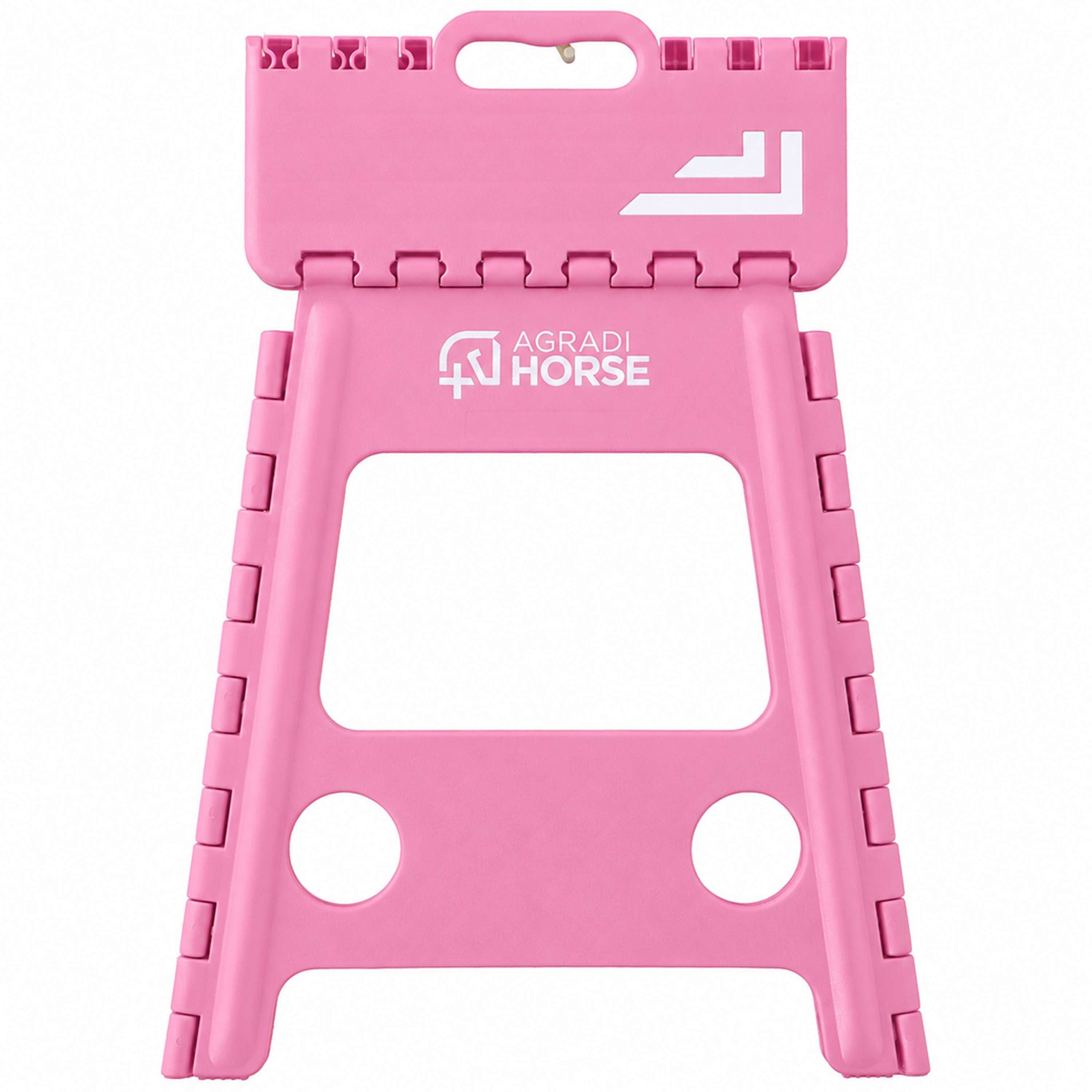 Agradi Horse Aufstiegshilfe Faltbar Rosa