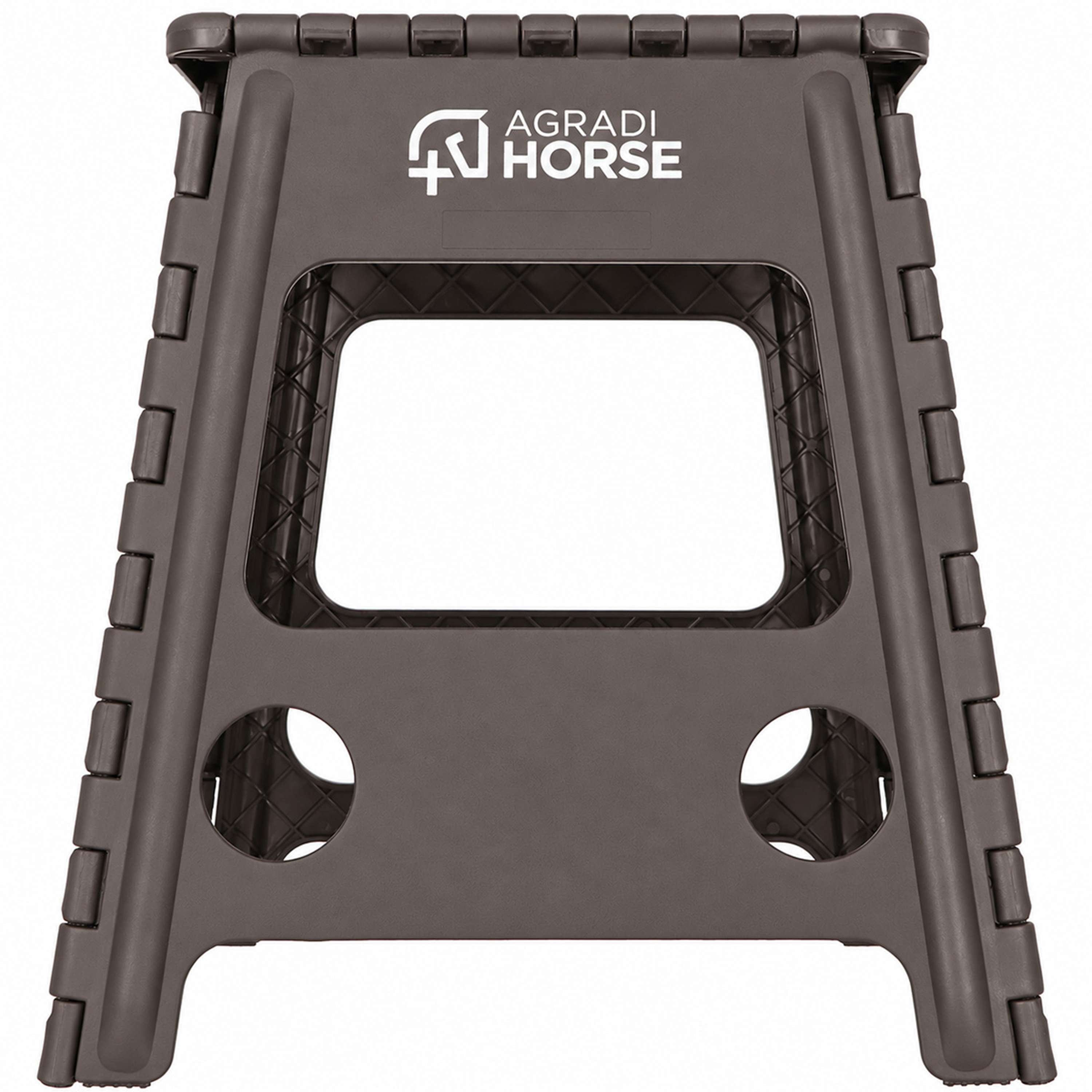 Agradi Horse Aufstiegshilfe Faltbar Braun
