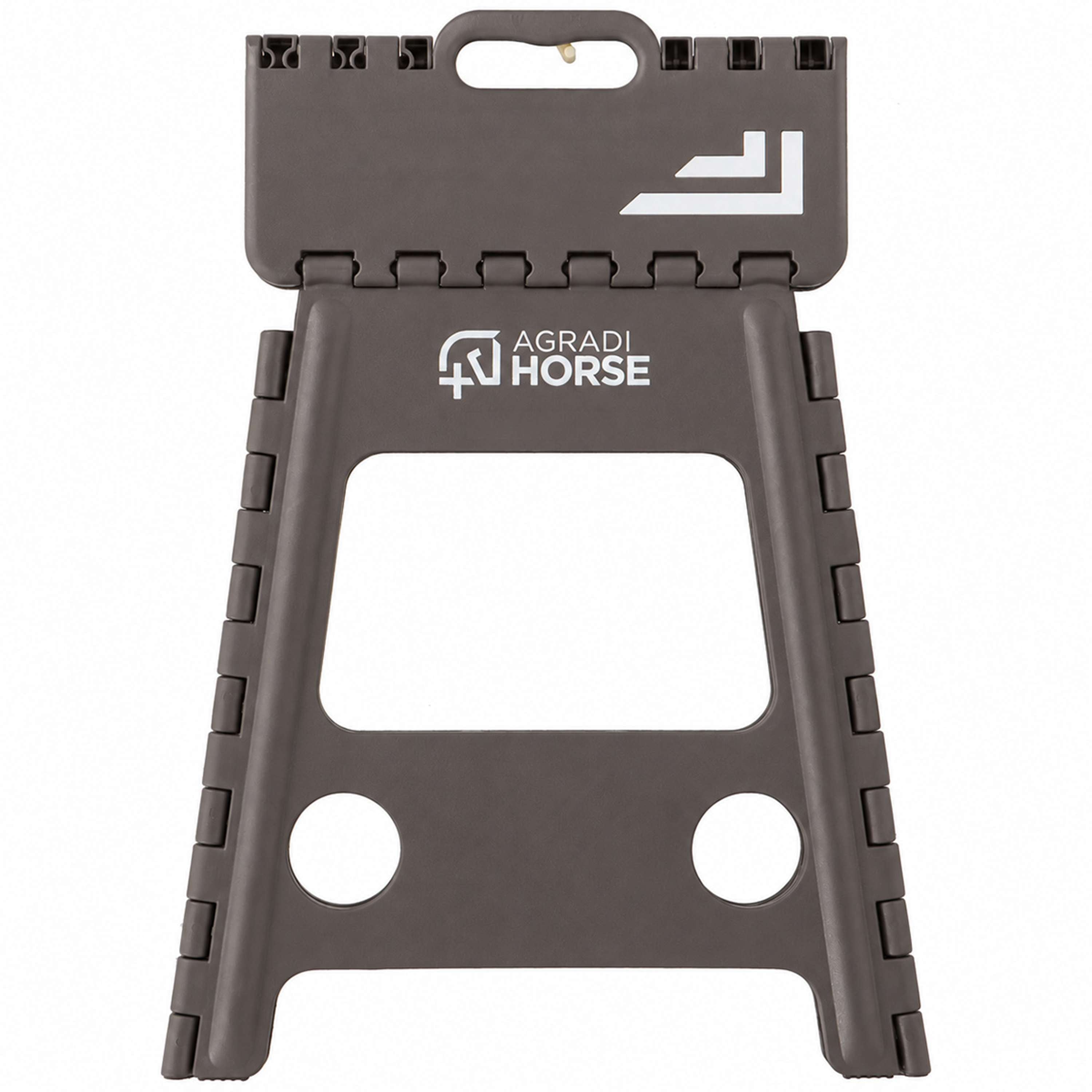 Agradi Horse Aufstiegshilfe Faltbar Braun