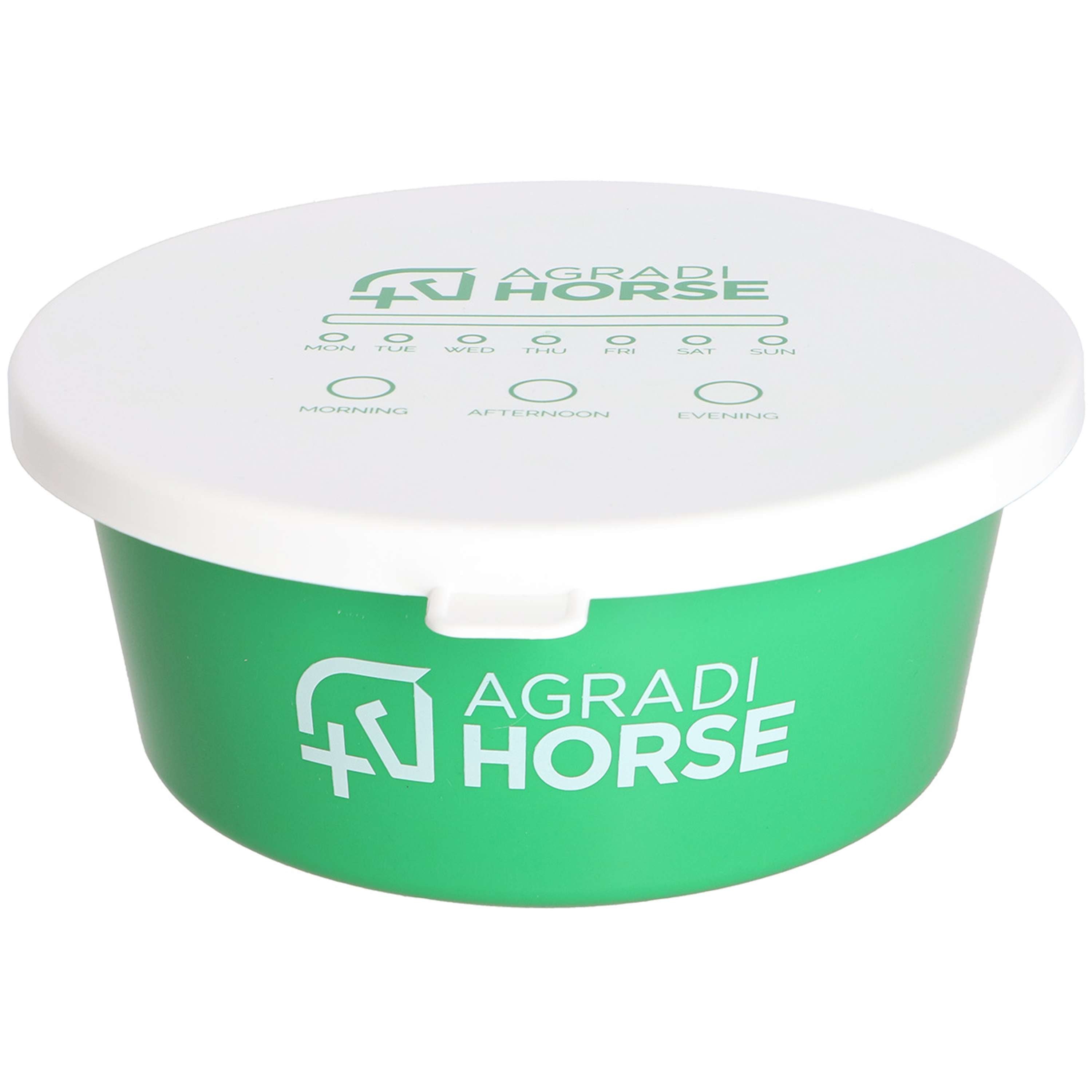 Agradi Horse Futtertrog mit Deckel Grün