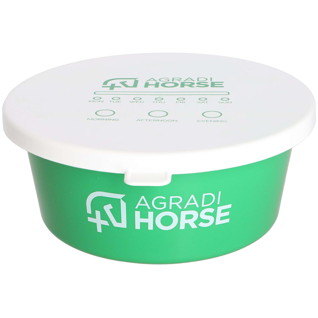 Agradi Horse Müslischale mit Deckel Grün