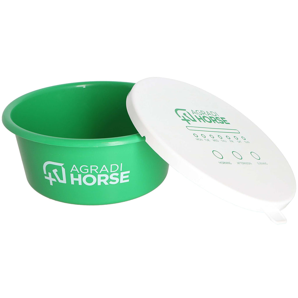 Agradi Horse Müslischale mit Deckel Grün
