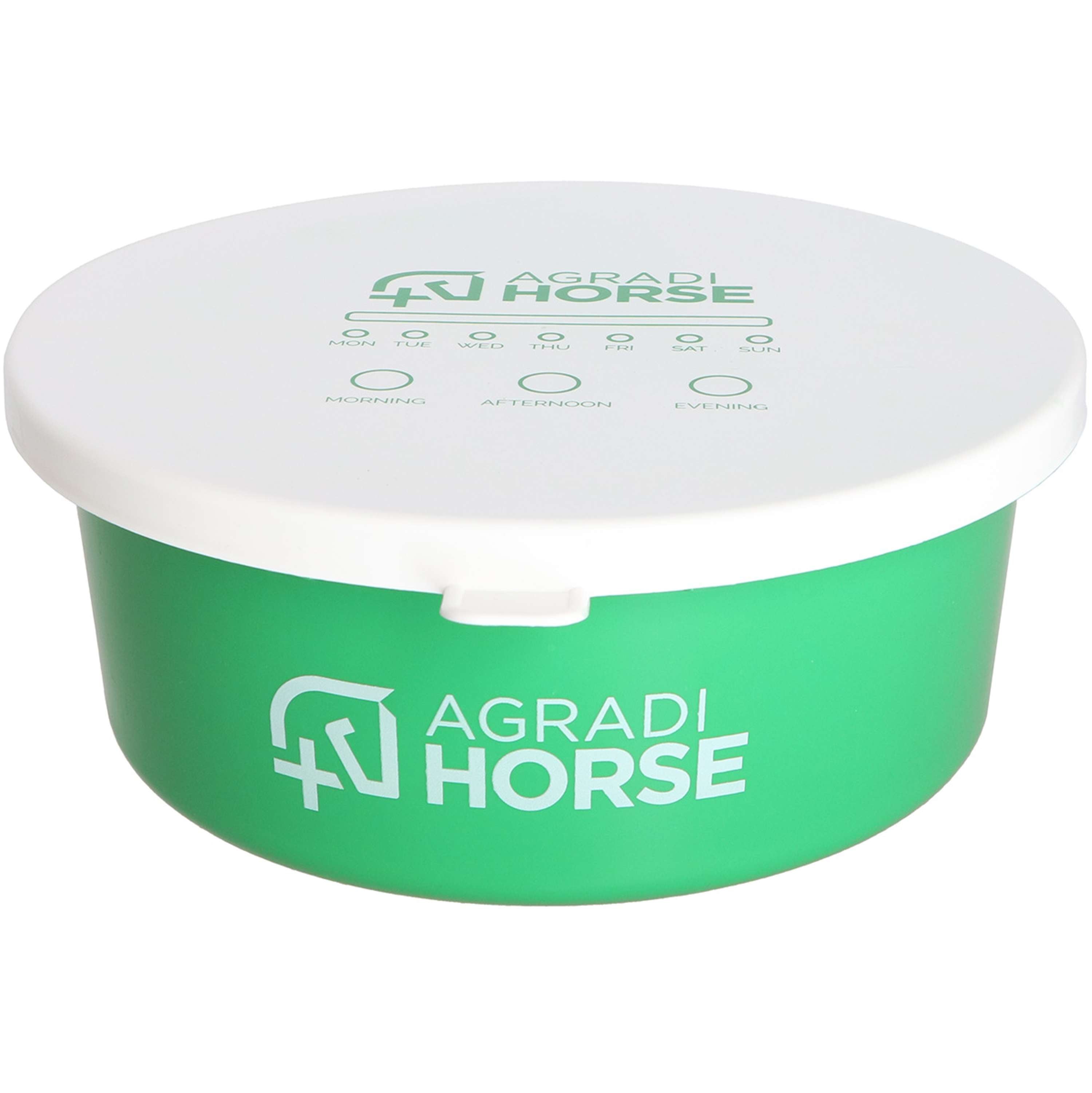 Agradi Horse Futtertrog mit Deckel Grün
