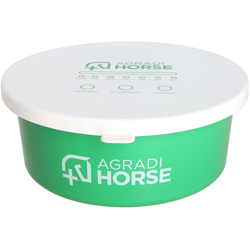 Agradi Horse Müslischale mit Deckel Grün