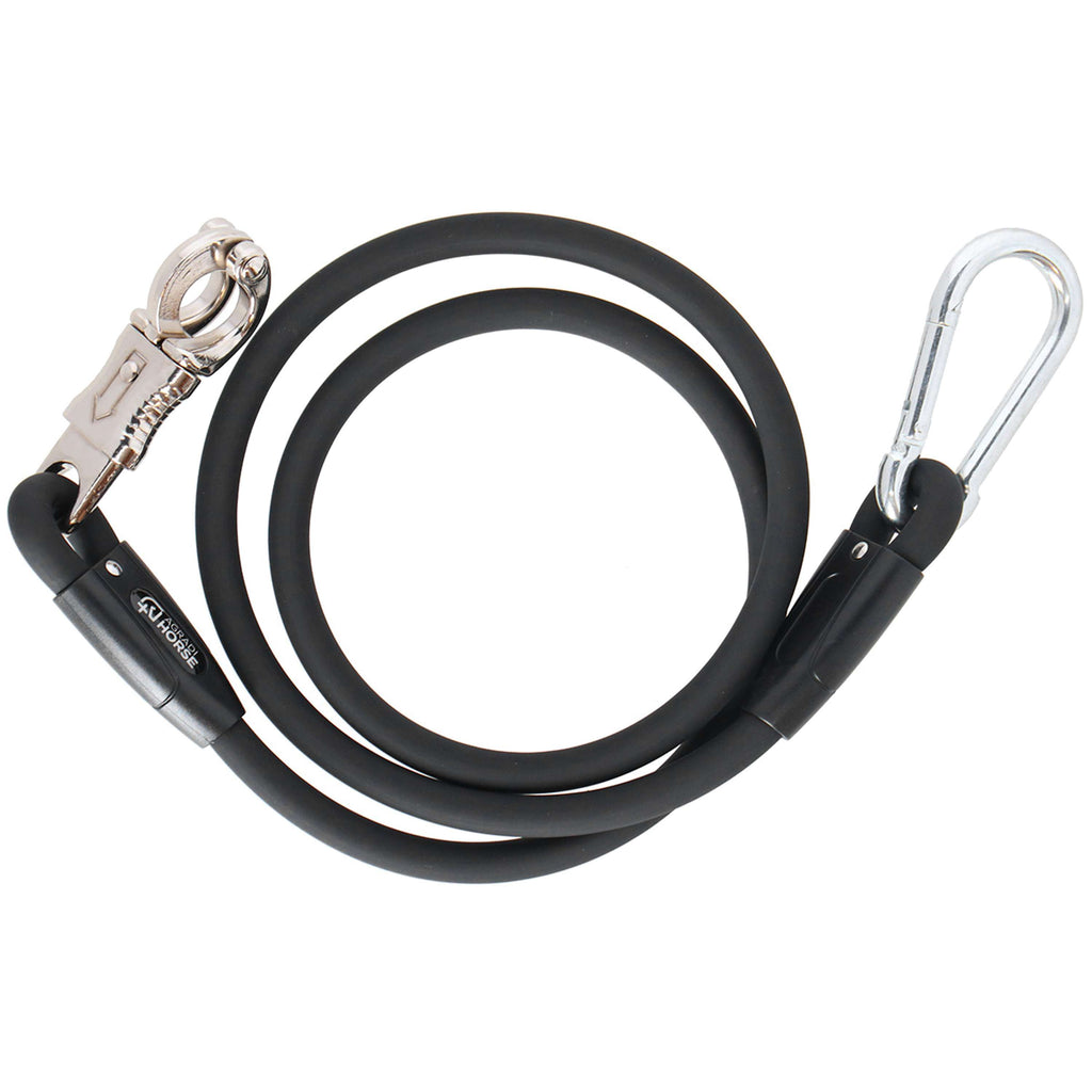 Agradi Horse Anbindestrick Silicone Schwarz