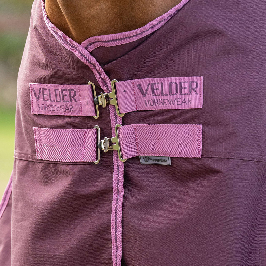 Velder Horsewear Essentials Ripstop Turnout Rug 600D 0g Plum Brown