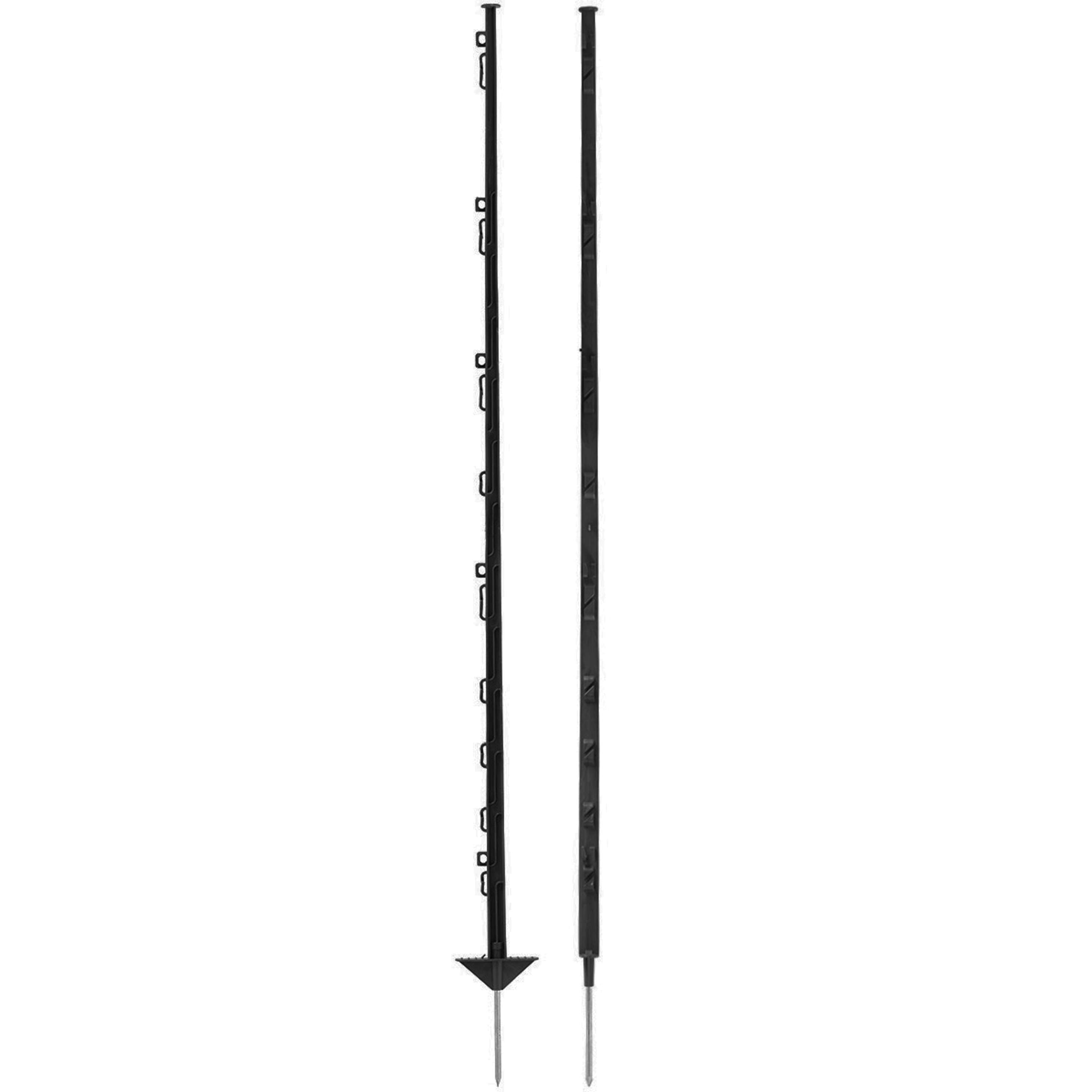 Agradi Power Weidepfahl Classic Doppel 150cm 20 Stück Schwarz