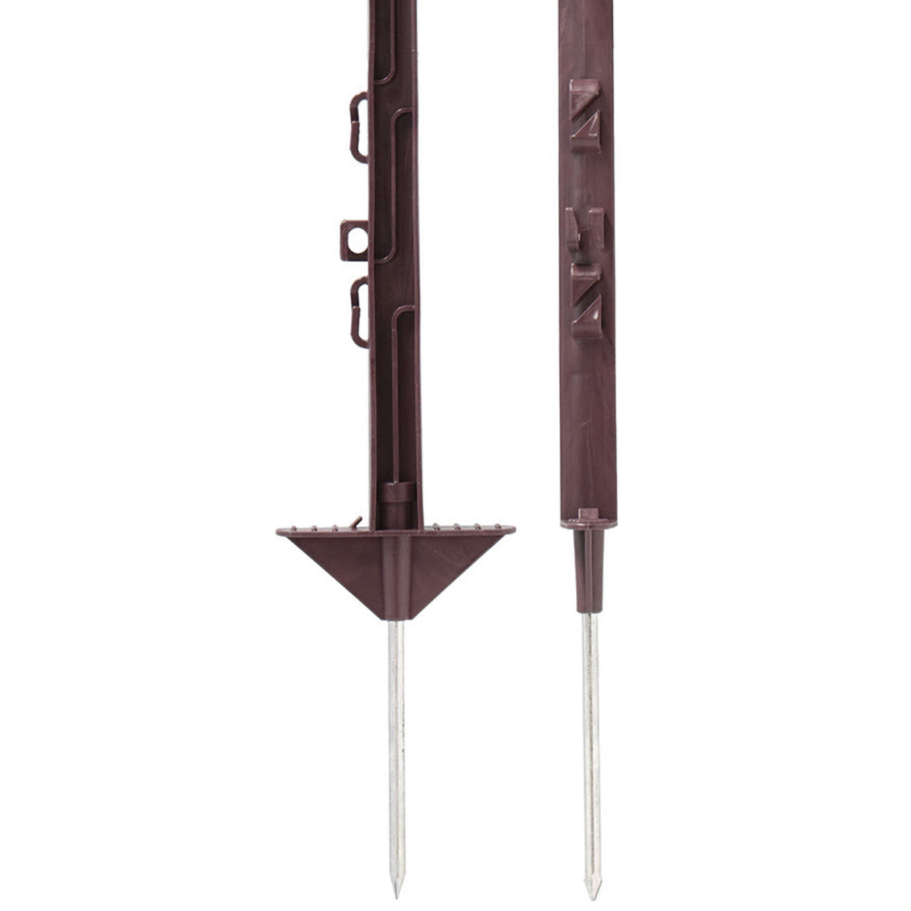 Agradi Power Weidepfahl Classic Doppel 150cm 20 Stück Braun