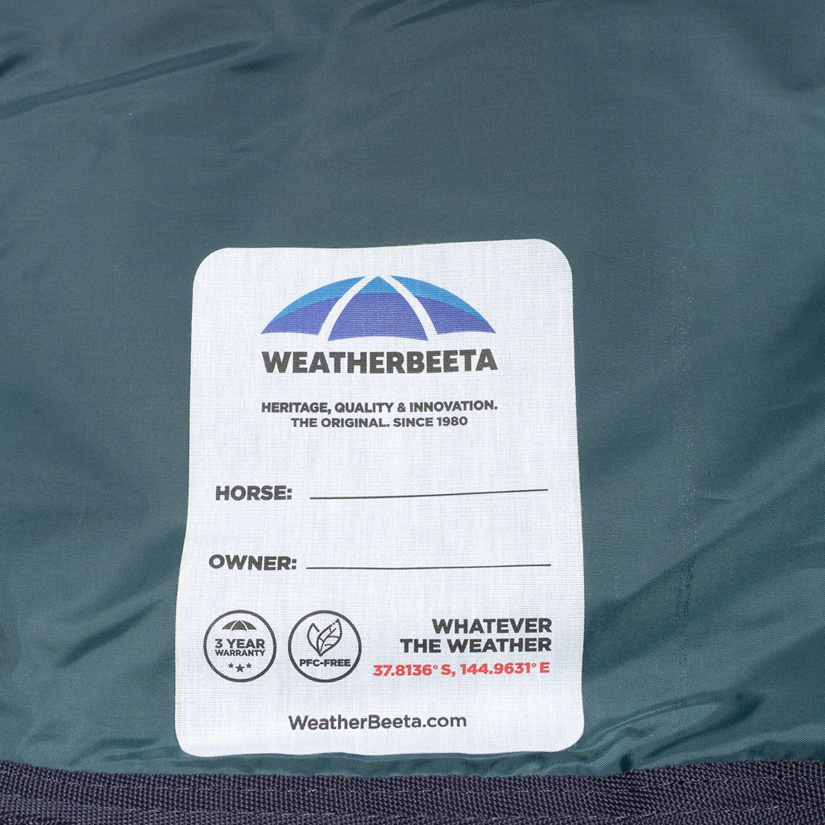 WeatherBeeta ComFiTec Plus Dynamic Turnout 100g Forest Green/Navy