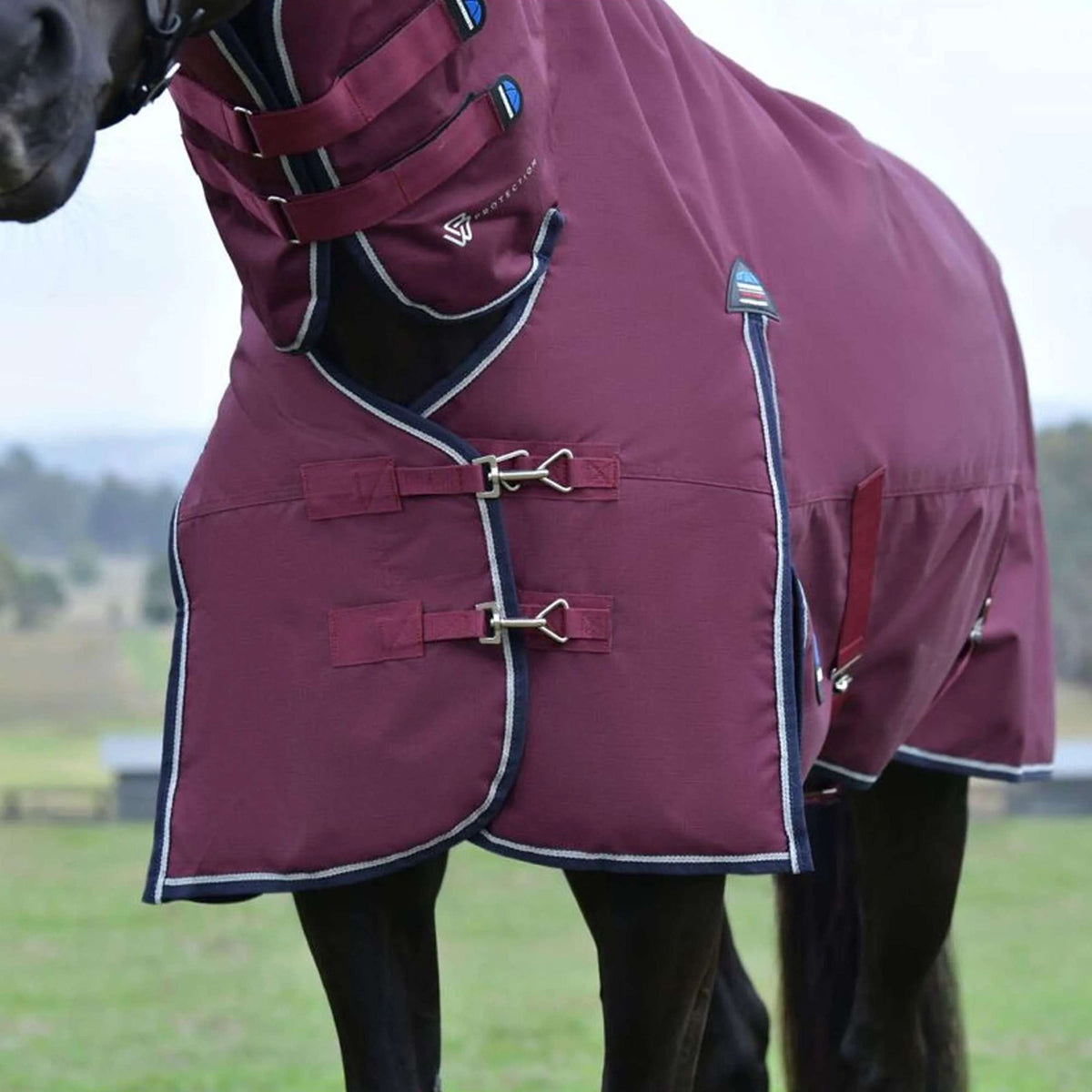 WeatherBeeta ComFiTec Essential Turnout Combo 50g Burgund/Navy