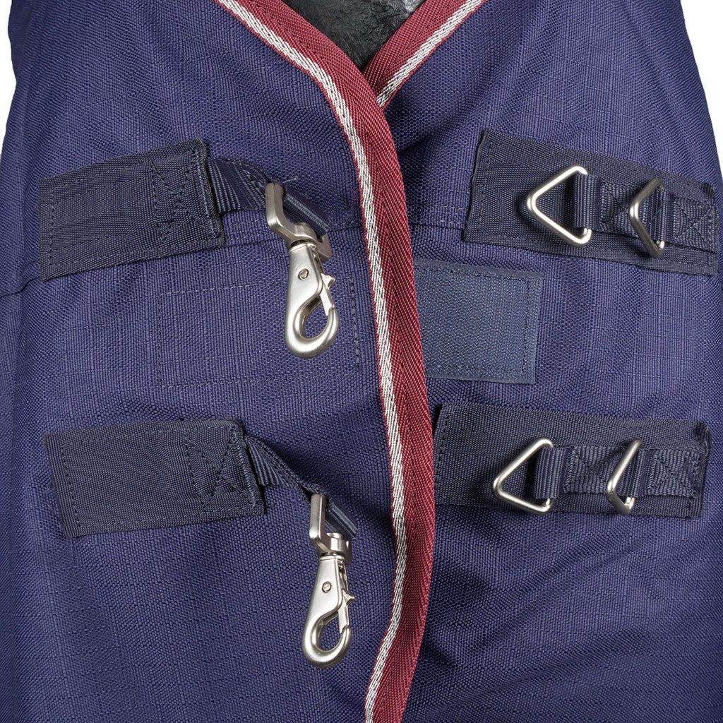 WeatherBeeta ComFiTec Essential Turnout Combo 50g Navy/Burgundy