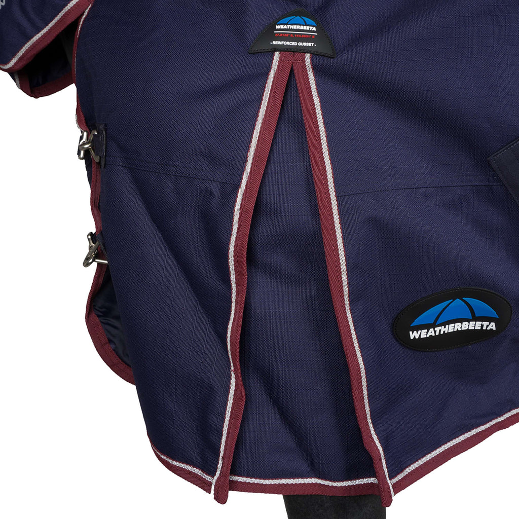 WeatherBeeta ComFiTec Essential Turnout Combo 50g Navy/Burgundy
