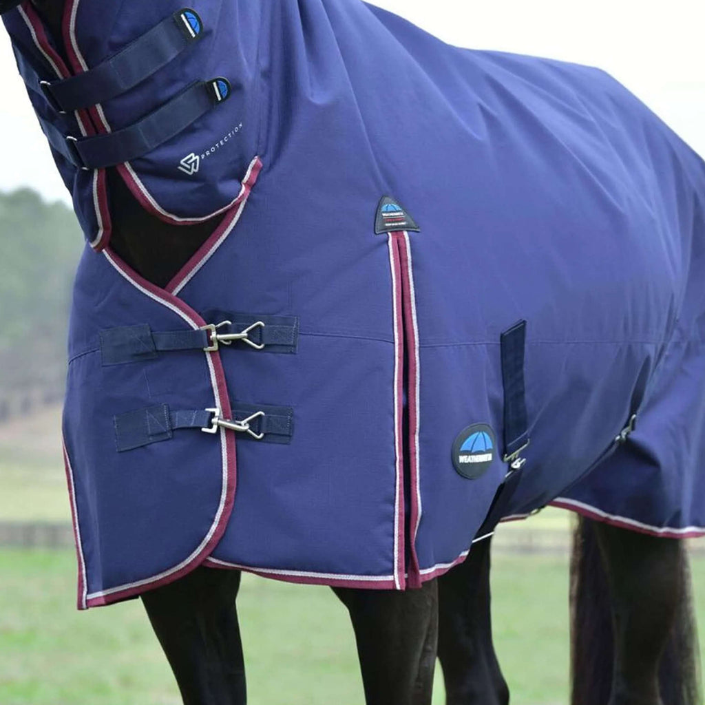 WeatherBeeta ComFiTec Essential Turnout Combo 50g Navy/Burgundy